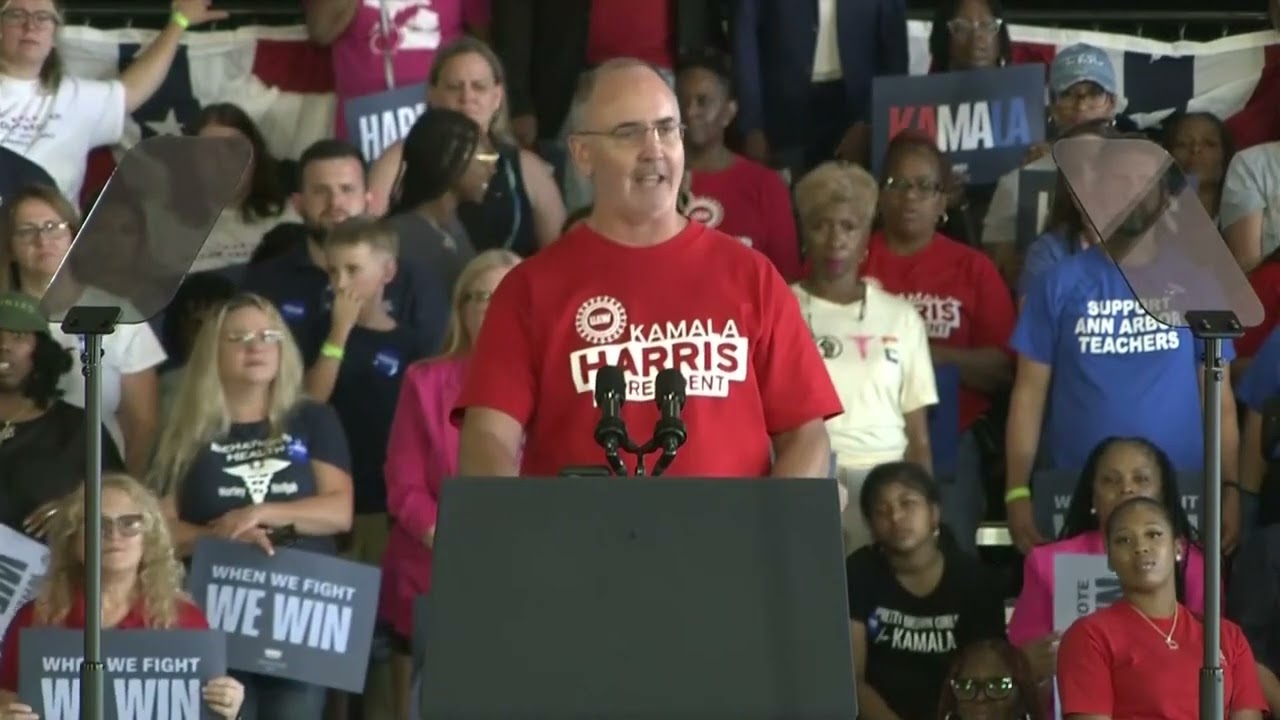 UAW President Shawn Fain: Donald Trump 'doesn't give a damn about t...